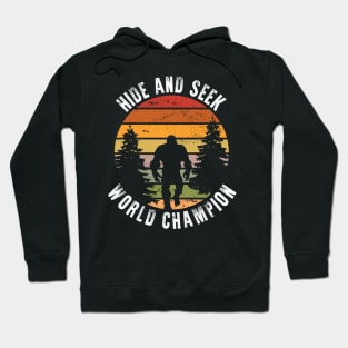 Retro Bigfoot Hide & Seek World Champion Hoodie